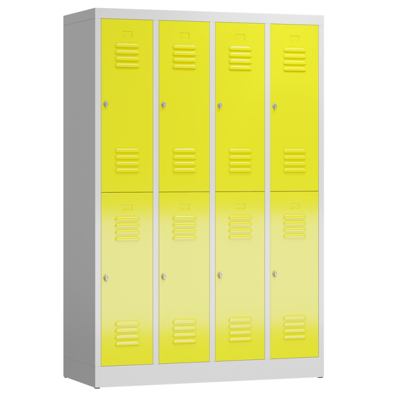 4er Umkleideschrank Spind Umkleidespind Garderobenschrank Spint kompl. montiert 4er Umkleideschrank Spind Umkleidespind Garderobenschrank Spint kompl. montiert