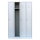 Steel closet / locker - 4 units Carcass RAL 9003 signal white | Doors RAL 9003 signal white