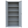 B-WARE - Lüllmann® Flügeltürenschrank, 5 OH, 1950 x 925 x 422 mm, lichtgrau