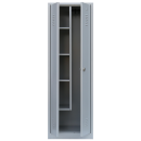 Steel cleaning supply and broom closet
