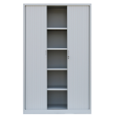 Roller shutter cabinet, 4 shelves