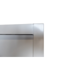 Sliding door cabinet, 4 shelves