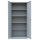 B-WARE - Aktenschrank anthrazit, 5 OH, 50 cm tief | Lüllmann®