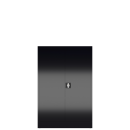 Metallschrank schwarz, 3 OH, 38 cm tief | Serie ClassiX