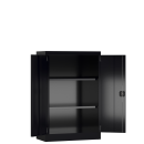 Metallschrank schwarz, 3 OH, 38 cm tief | Serie ClassiX
