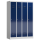 B-WARE - Spind blau, 120 cm breit, 4 Abteile | Serie ClassiX