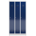 B-WARE - Spind blau, 90 cm breit, 3 Abteile | Serie ClassiX