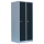 Steel closet / locker - 2 units - with center partition wall (removable without tools)