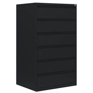 Card-index cabinet, 3 tracks, 6 drawers
