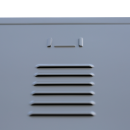 Steel closet / locker - Two levels - 2 units, 4 compartments