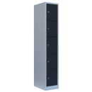 Steel compartment cabinet / valuables cabinet - 1 unit, 5 compartments