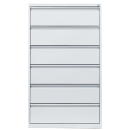 Card-index cabinet, 3 tracks, 6 drawers