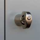 B-WARE - ClassiX Garderobenschrank, 4 Abteile, 1800 x 1185 x 500 mm, lichtgrau