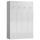 B-WARE - ClassiX Garderobenschrank, 4 Abteile, 1800 x 1185 x 500 mm, lichtgrau