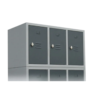 Aufsatzspind 90 cm breit, anthrazit | Lüllmann®