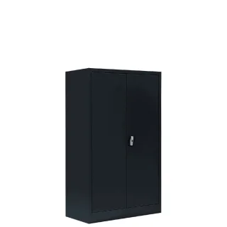 Aktenschrank schwarz, 3 OH, 38 cm tief | Lüllmann®